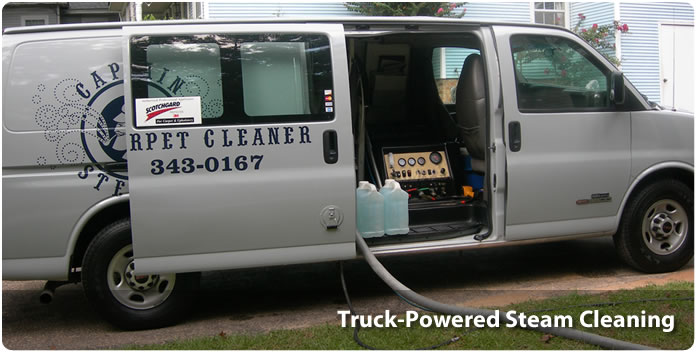 Truck-Powered Steam Cleaning